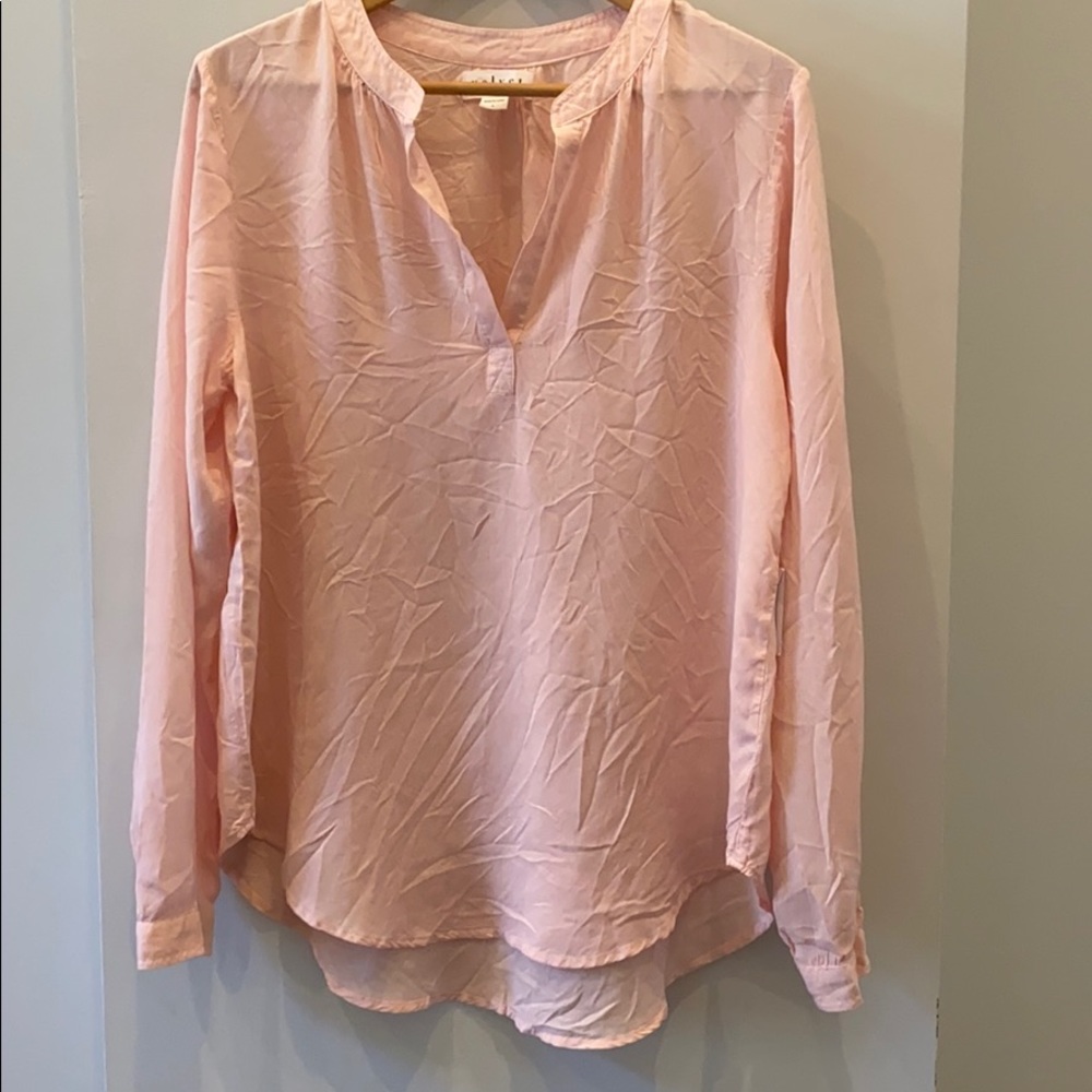 Velvet, graham & spencer blouse, L, pink, NWT